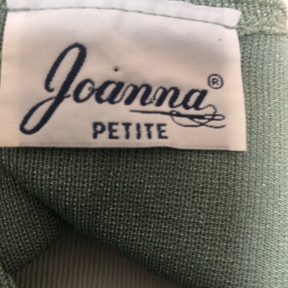 Joanna Petite M sea foam green top - Picture 5 of 6